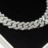 20MM Baguette Link Chain Necklace