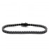 4MM Black Tennis Chain Bracelet
