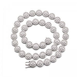 13MM Round Shape Tennis Bracelet